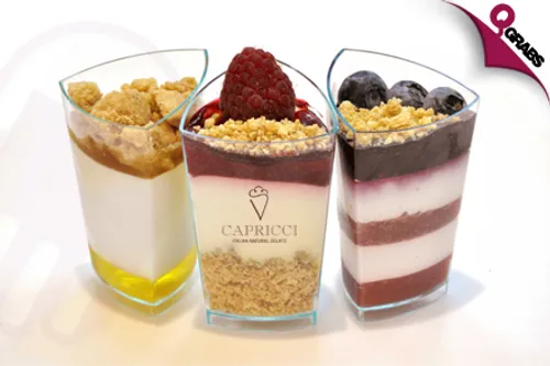From QR26, Get Melt in Your Mouth Gelato Scoops for TWO OR For QR48 Get a Tray of 8 Delicious Desserts! (Up to QR98 Value)